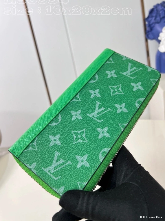 AAA Pruses Bags VUITTON ZIPPY LOUIS WALLET-10*20*2 cm 0819